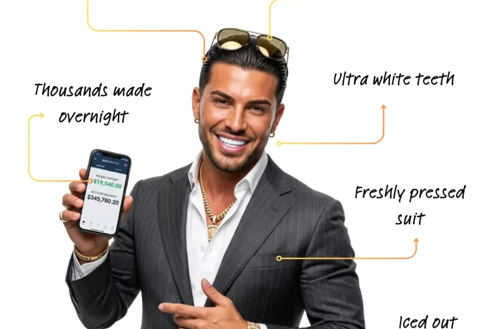 Meet Ricky Rich: The Fake Finfluencer Making “£10k While Sleeping